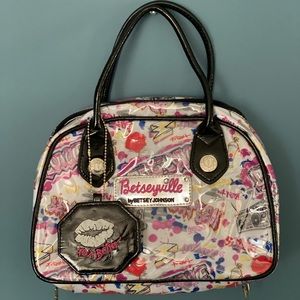 Betsey Johnson Street Style Makeup/Travel Purse